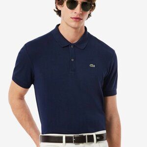 Lacoste Dark Blue Classic Fit Polo Shirt Size S
